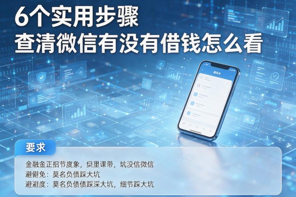 6个实用步骤查清微信有没有借钱怎么看,避免莫名负债踩大坑!