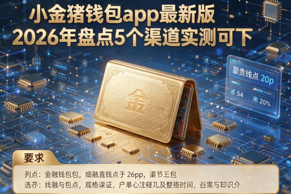 小金猪钱包app最新版2026年盘点5个渠道实测可下!