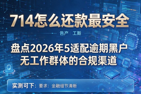 714怎么还款最安全 盘点2026年5个适配逾期黑户无工作群体的合规渠道 实测可下!