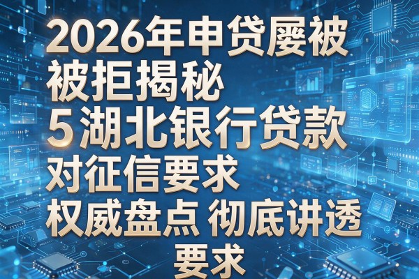 2026年申贷屡被拒揭秘5湖北银行贷款对征信要求权威盘点彻底讲透！