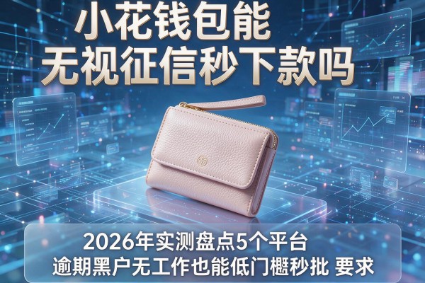 小花钱包能无视征信秒下款吗 2026年实测盘点5个平台 逾期黑户无工作也能低门槛秒批