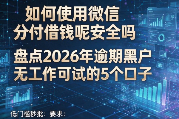 如何使用微信分付借钱呢安全吗 盘点2026年逾期黑户无工作可试的5个口子 低门槛秒批