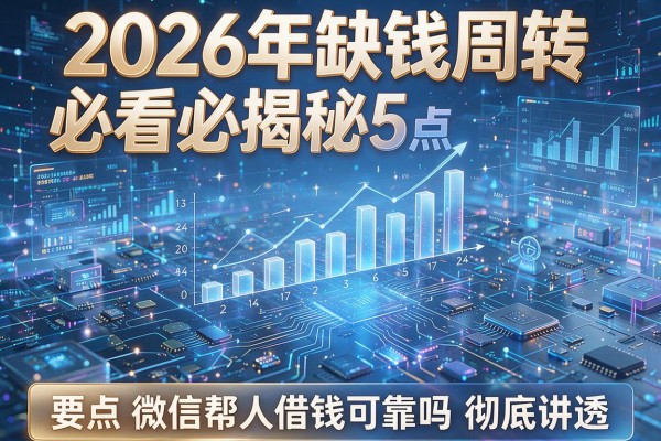 2026年缺钱周转必看揭秘5点微信帮人借钱可靠吗彻底讲透!