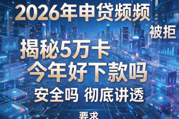 2026年申贷频频被拒揭秘5万卡今年好下款吗安全吗彻底讲透！
