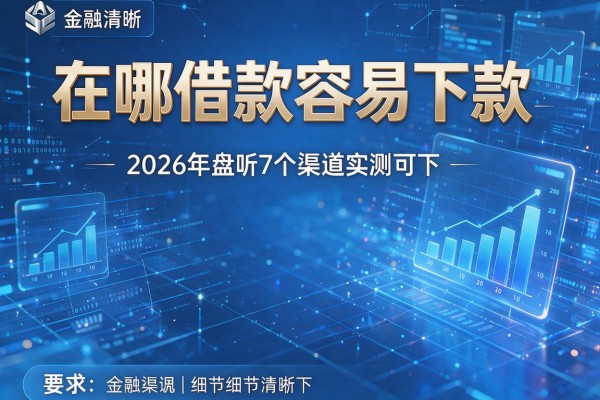 在哪借款容易下款 2026年盘点7个渠道实测可下!
